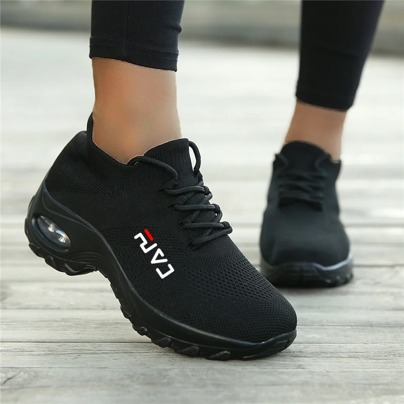 2023 Summer Women Shoes Breathable Mesh New Fashion Light Weight Sports Shoes Casual Walking Sneakers Tennis Shoes Plus Size 42