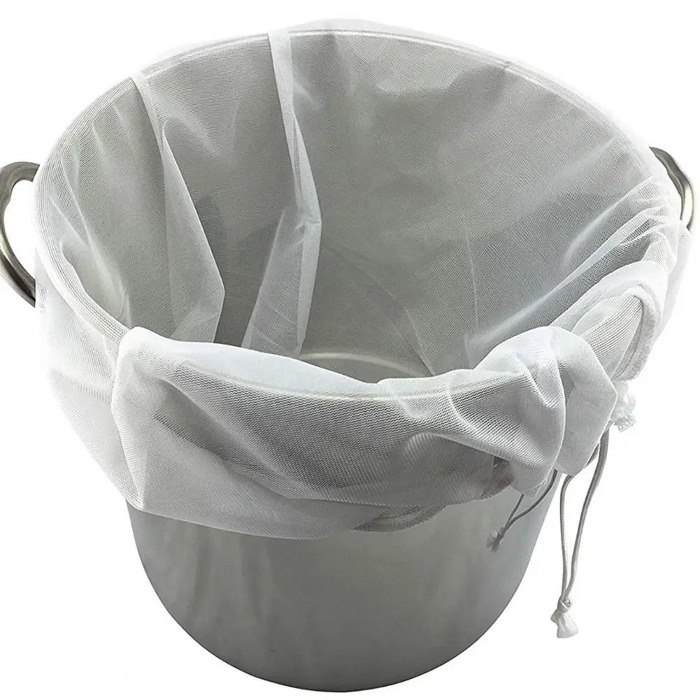 

Sturdy Brew Mesh Pouch Portable Nylon Washable Nylon Brew Filter Bag Brew Mesh Bag Mesh Bag