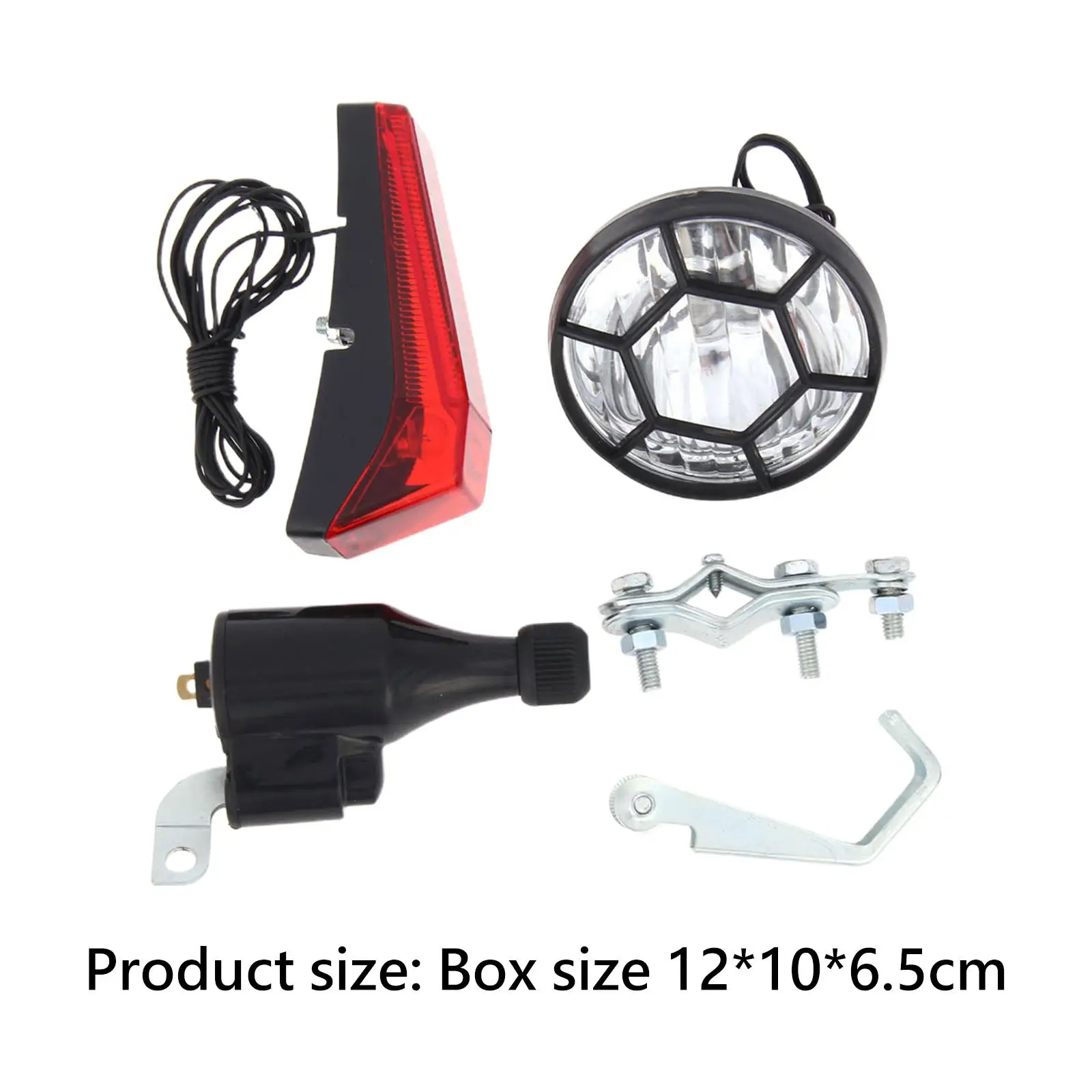 Комплект велосипедных фонарей Dynamo простой в установке водонепроницаемый