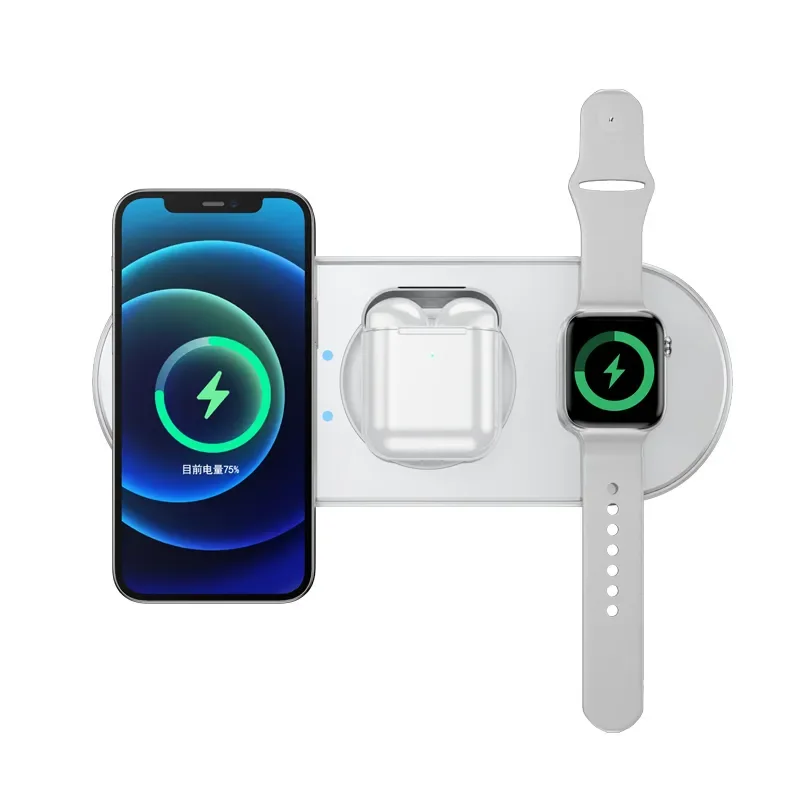 

5 в 1, беспроводное зарядное устройство для iPhone 12 Pro Max, 15 Вт