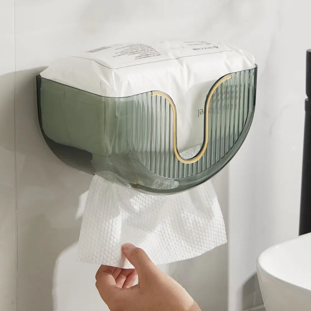 Пластиковая коробка для салфеток лица настенная хранения большой емкости