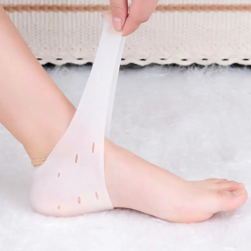 

2PCS 4PCS ilicone Heel Protector Protective Sleeve Heel Spur Pads Relief Plantar Fasciitis Heel Pain Reduce Pressure On Heel