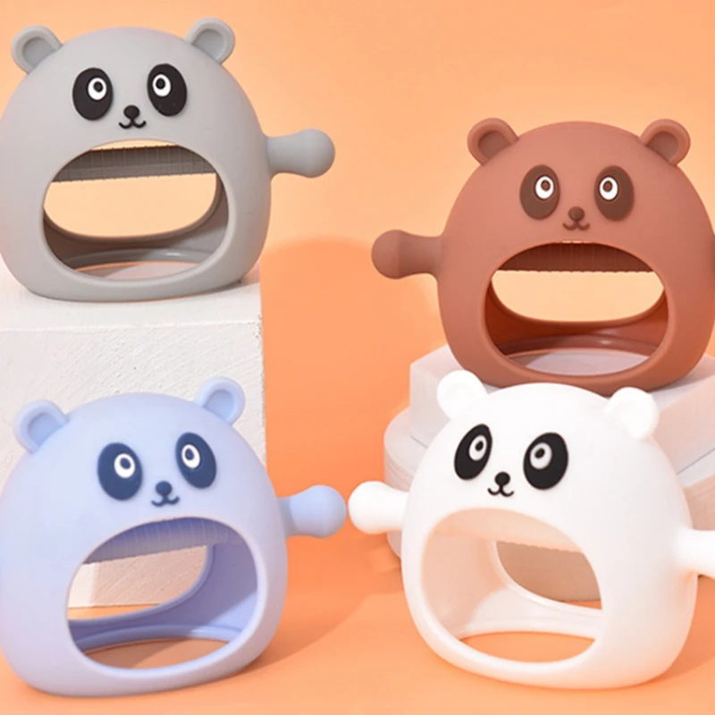 

Детские игрушки-грызунки для новорожденных, Милые силиконовые игрушки-грызунки для мальчиков и девочек