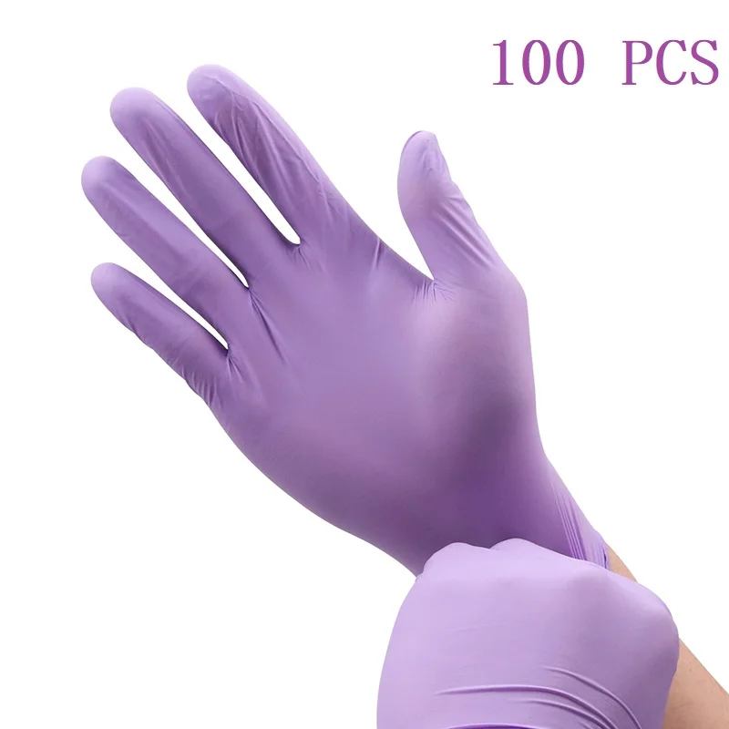 

Latex Purple Disposable Free Nitrile Exam Food Gloves Nitrile For Free Grade Kitchen Women Waterproof Allergy Gloves Gloves