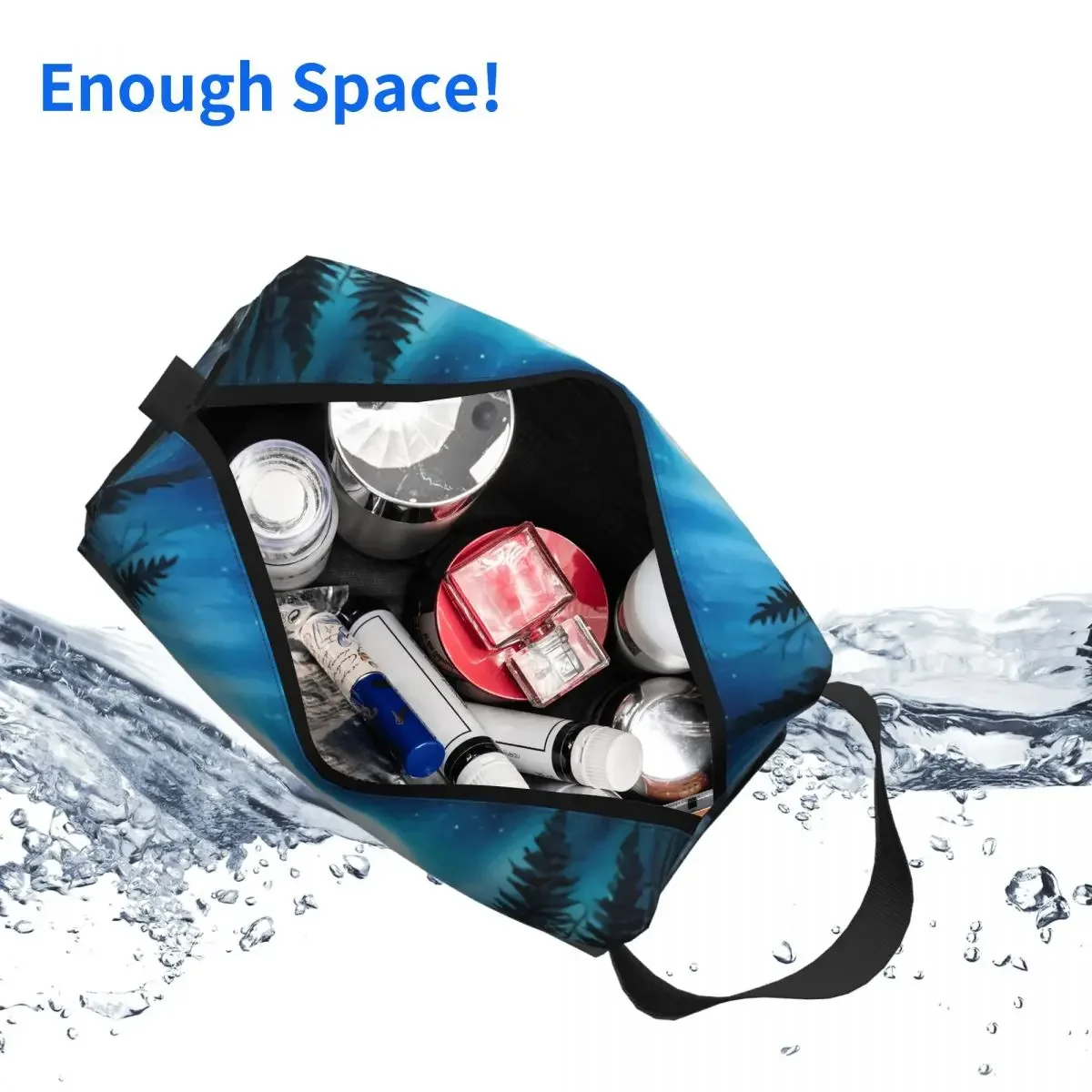 Kawaii Resentment Of The Wolf дорожная косметичка для женщин макияжа животных хранения