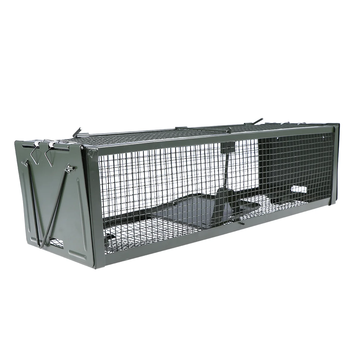 

Humane Animal Live Cage Rat Cage Trap Home Use Catcher Live Rodent Control (Green)