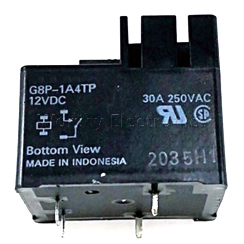 Бесплатная доставка, оптовая продажа, 10 шт./лот, реле G8P-1A4TP-12VDC 4pin 30A 250VAC