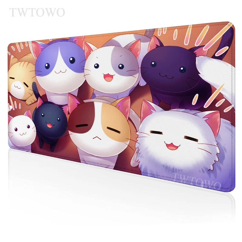 

Cut Cat Mouse Pad Gaming XL Home Custom New Computer Mousepad XXL Mouse Mat Soft Office Carpet Computer Mouse Mat Mice Pad