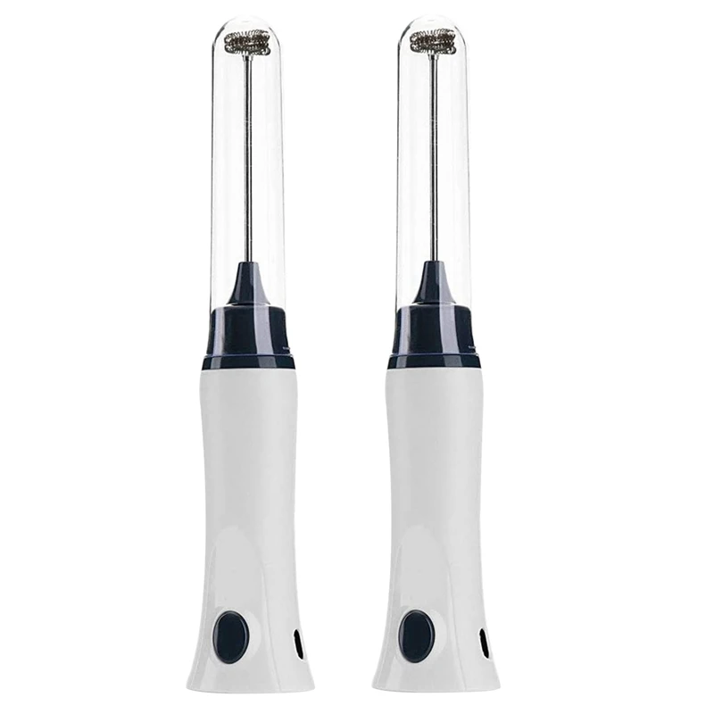 

2X Handheld Electric Coffee Mixer Frother Automatic Milk Beverage Foamer Cream Whisk Cooking Stirrer Egg Beater