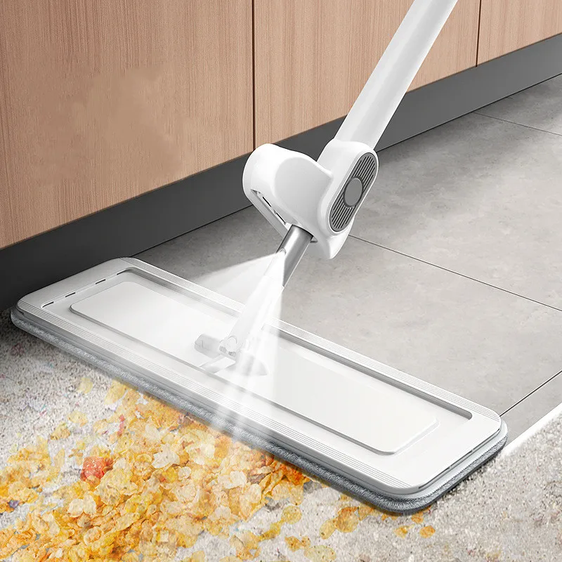 

Плоская швабра с распылителем, чистящие инструменты, аксессуары для дома, стирка без рук, легко слить, сжимать, искусственная микрофибра