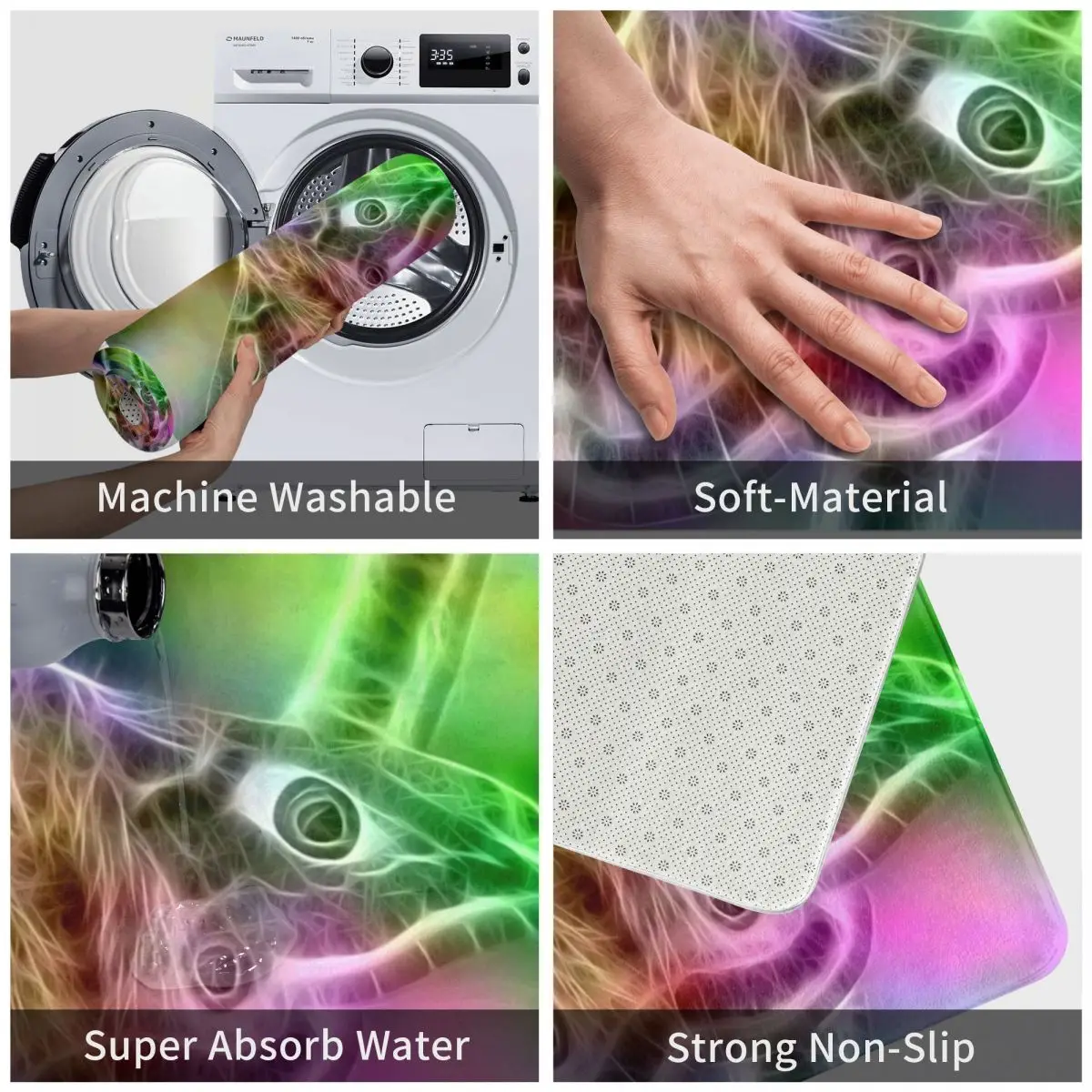 Bath Mat A Beautiful Butterfly Spread Decor 3D Rug Carpet Doormat Non-slip Entrance Living Room Home Kitchen Water Oil Proof | Дом и сад