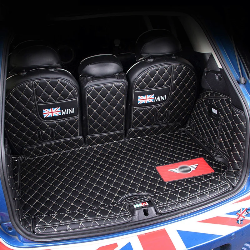 

Коврики для багажника автомобиля, кожаные Коврики для BMW MINI COOPER S ONE F54 F55 F56 F57 F60 CLUBMAN, аксессуары для украшения интерьера