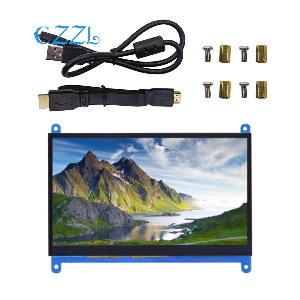 7-дюймовый ЖК-Дисплей HDMI-Совместимый Сенсорный Экран 1024x60 0 разрешение емкостный