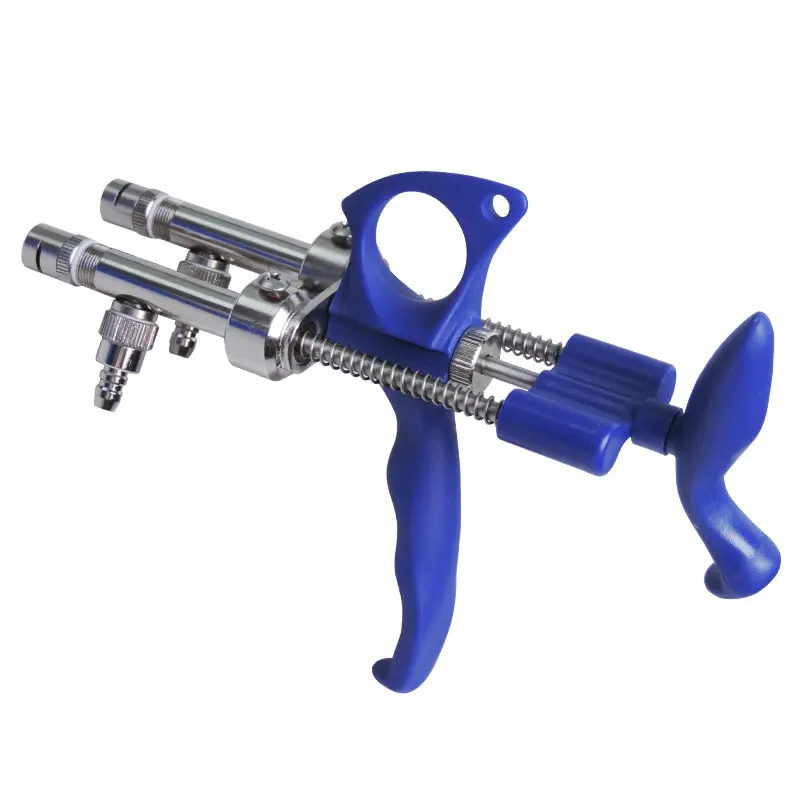 

0,1-куб. См, ветеринарный инъекционный пизол, автоматический двойной Вакцинационный ветеринарный шприц, непрерывный