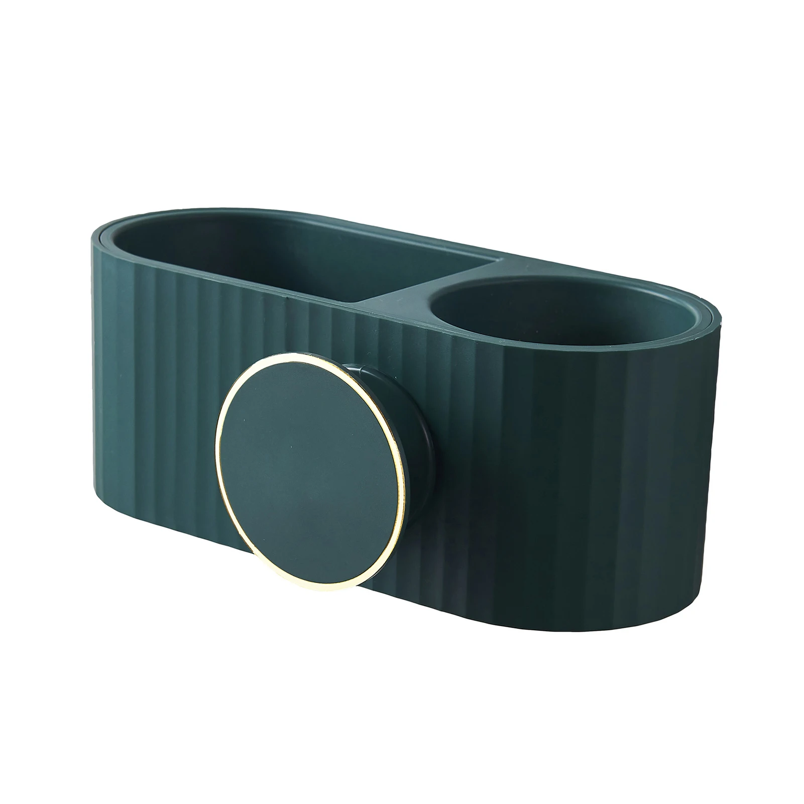 

Современный органайзер для хранения аксессуаров с 2 отделениями, настенная полка, держатель для гребня, фена, полка для ванной, самоклеящаяс...