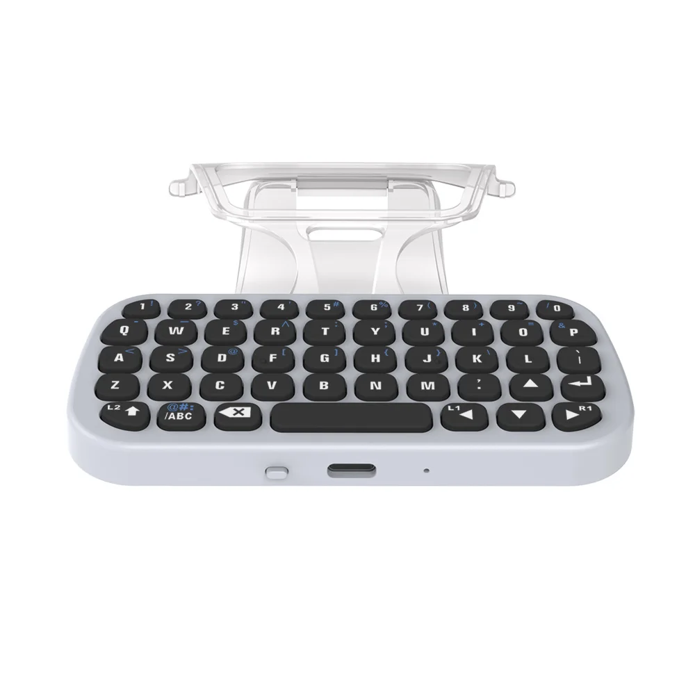 

2021 Wireless Keyboard For PS5 Controller BT External Keyboard Chat Voice BT Keyboard For Playstation5 Gamepad