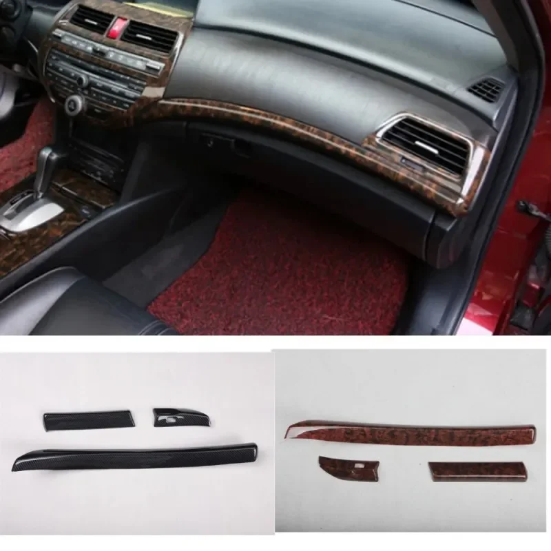 

For Honda Accord 8th 2008-2012 LHD Car Dashboard Decoration Strips Trim Stickers Interior Auto Accessory Styling Moldings H