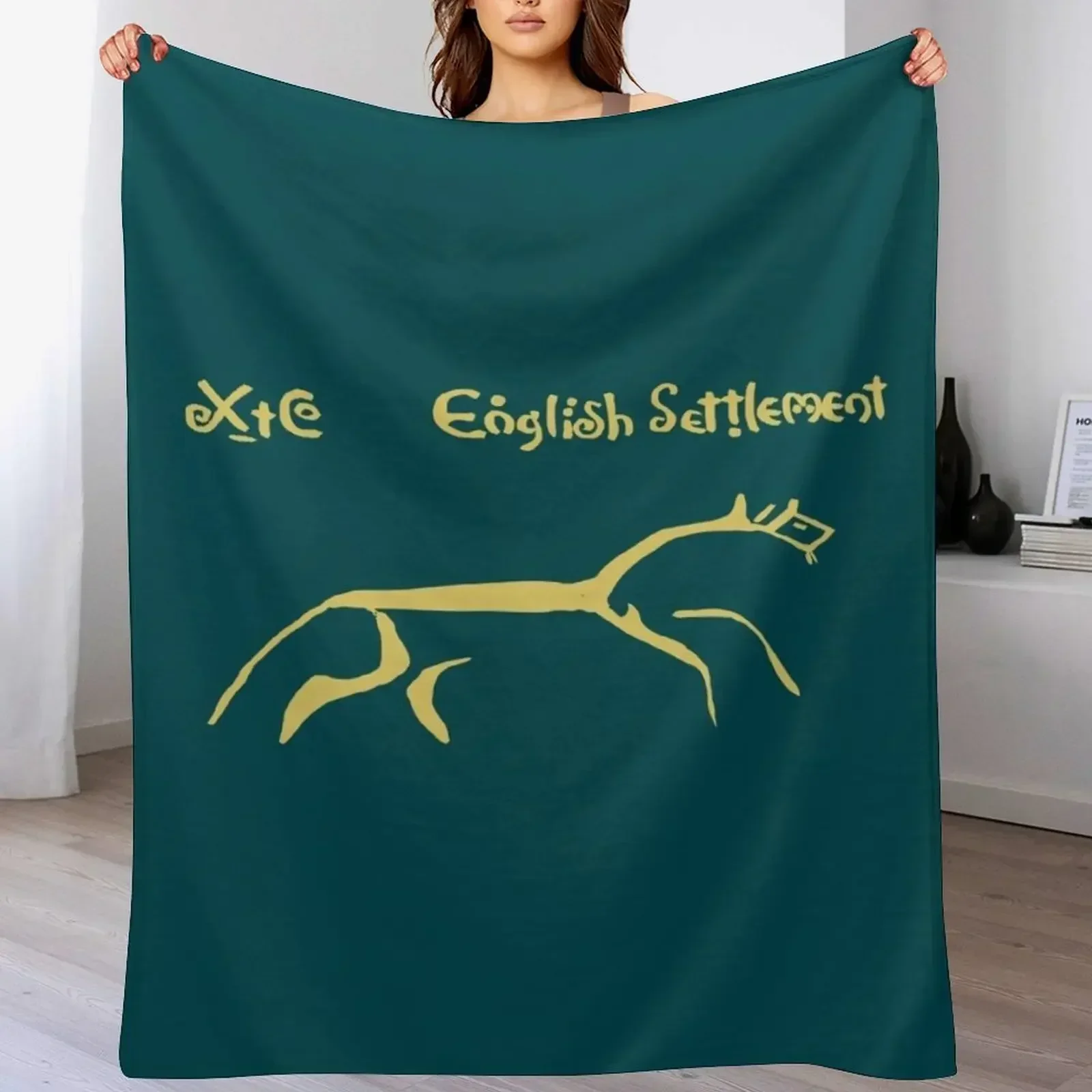 Одеяло Mans XTC English Settlement Music Band винтажное клетчатое одеяло для кровати милые одеяла