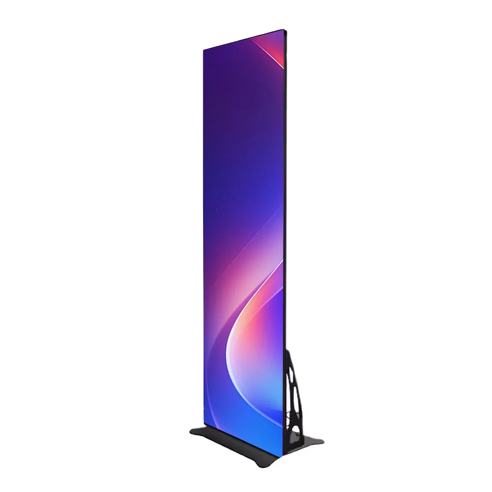 Фото Светодиодный экран-постер P2, P2.5, P1.5, полноцветный, водонепроницаемый, для наружной и внутренней рекламы, видеостена, складной LED-постер №2