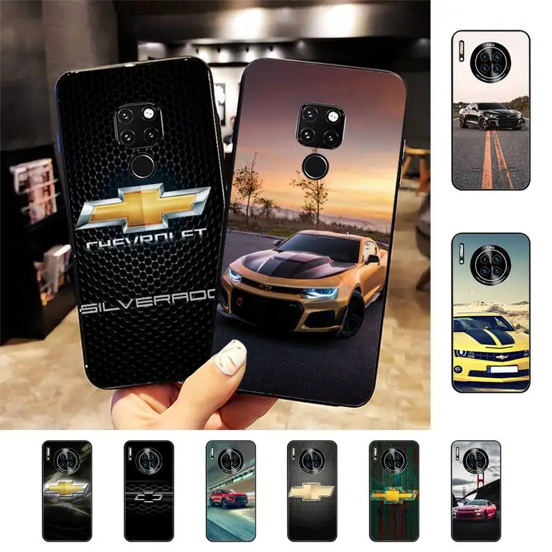 

C-Chevrolet-Logo-Car Phone Case For Huawei Mate 10 20 30 40 50 lite pro Nova 3 3i 5 6 SE 7 pro 7SE