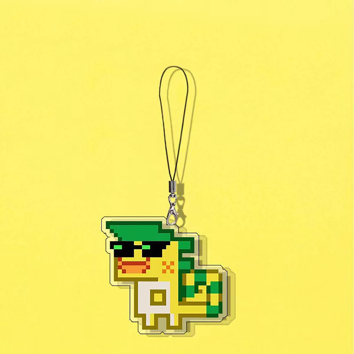 Кольцо для ключей с зеленым драконом