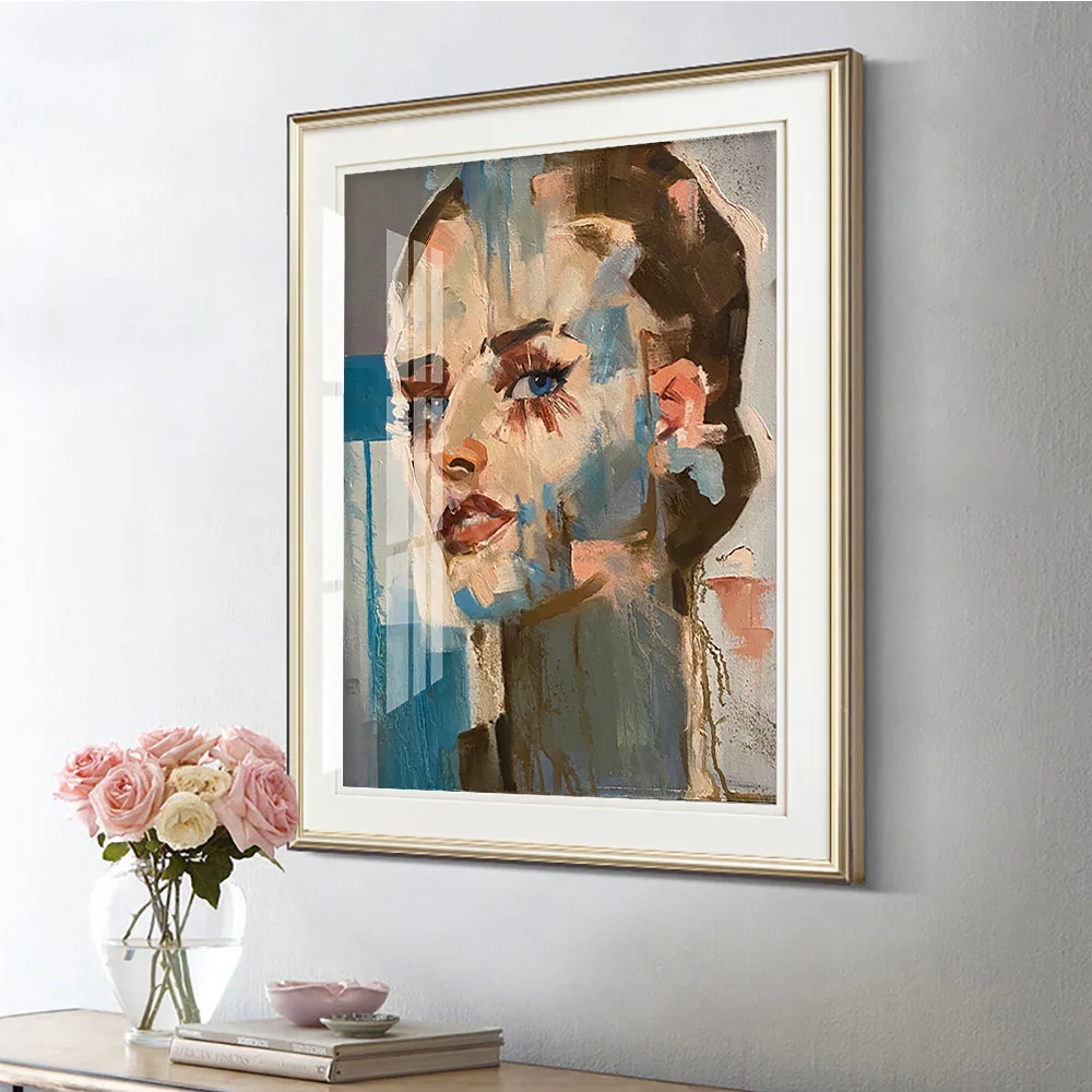 Katya Shaposhnikova печать постер поп-арт третья леди холст картина женщина портрет Стена