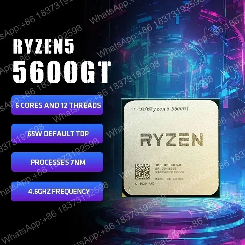 Фото Новые процессоры AMD Ryzen R5 5500, 5600, 5600X, 5600GT, R7 5700X, 5700G (в коробке/без коробки) №5