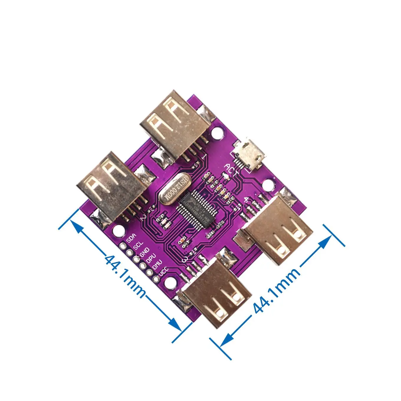 

CJMCU-204 USB 2,0 HUB 4-портовый модуль контроллера высокая скорость DC 5V 500mA