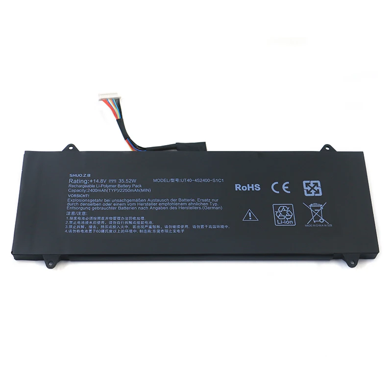 Фото Новый высококачественный аккумулятор для ноутбука UT40-4S2400-S1C1 для Haier X3 VIT P3400 Series X3-I33217G40532RDUS 14,8 В 35,52 Втч 2400 мАч №4