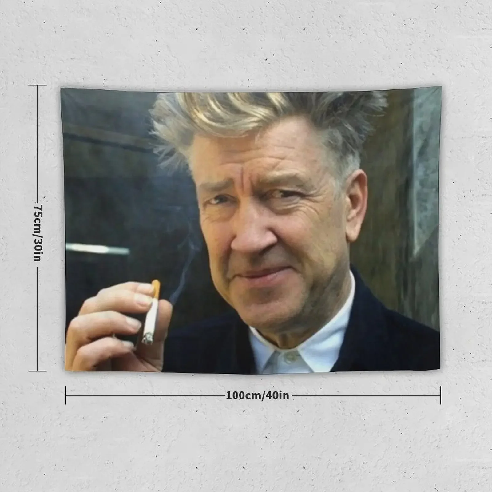 Декоративный гобелен david lynch smonking комнатный декор