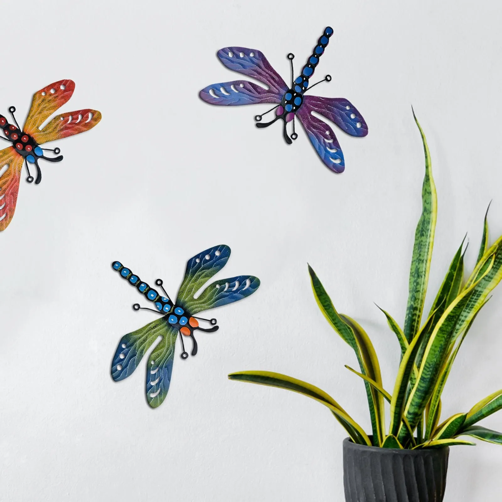 

Праздничные уличные железные настенные Подвески в виде пчелы, украшение для садоводства и дома, настенные подвесные Подвески, Реалистичная...