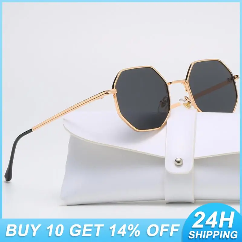 

Octagon Frame Sunglasses Classic Designed Polygon UV400 Sunshade Eyewear Outdoor Driving Unisex Trendy Sun Glasses