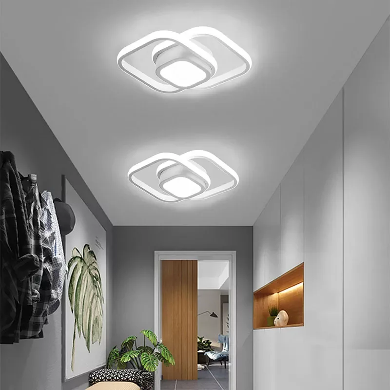 

NEW2023 Black&White Led Ceiling Light Home Indoor Lighting Ceiling Lamp for Living room Bedroom Dining room Kitchen Corridor