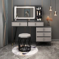 dressing table for bedroom dimmable light mirror jewelry makeup organizer bedroom 5 drawers vanity table set dressers furniture