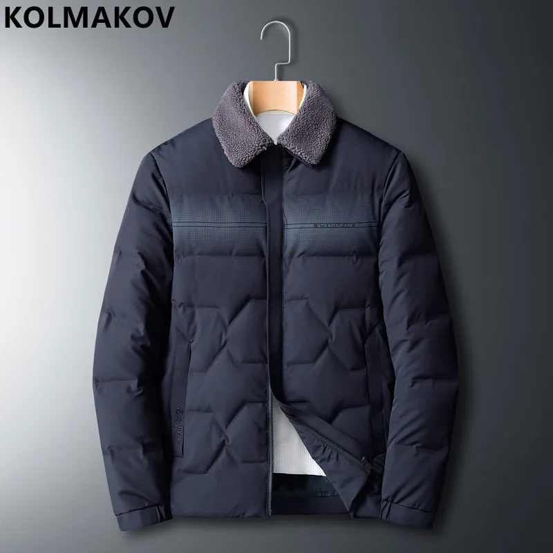 2022 Autumn and Winter Men's New Style Casual and Loose-Fitting Down Jacket Men Plus Cashmere Thicken Warm High-Quality Coat 8XL