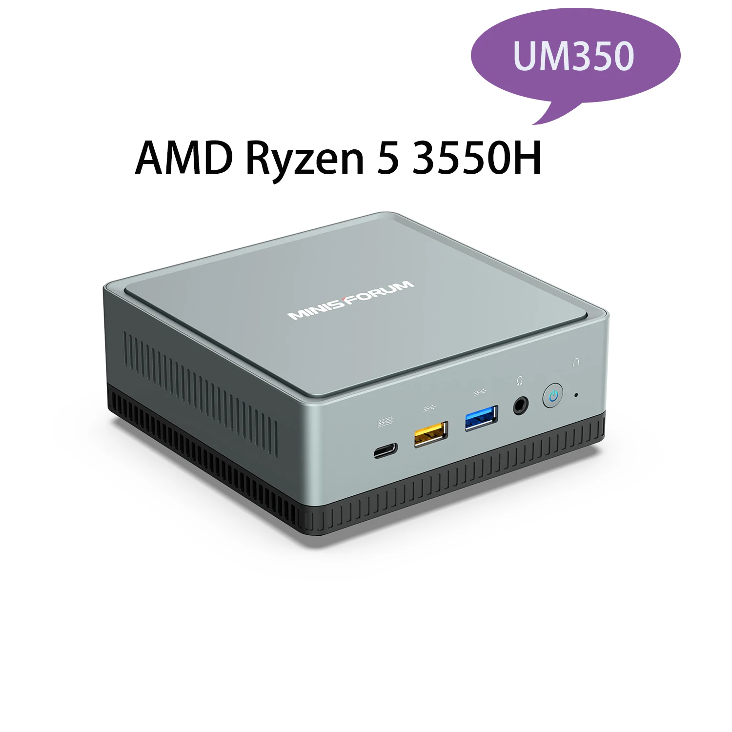Мини-ПК MINISFORUM UM350 AMD Ryzen 5 3550H Windows 10 Pro 8 ГБ/16 ГБ DDR4 512 SSD 1000M LAN 4K мини-компьютер GTR |