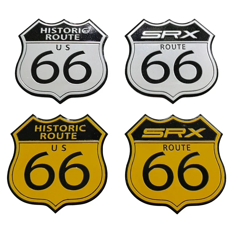 3D наклейки на автомобиль эмблема наклейка хвост 66 маршрут Loog для Cadillac CTS SLS SRX Escalade