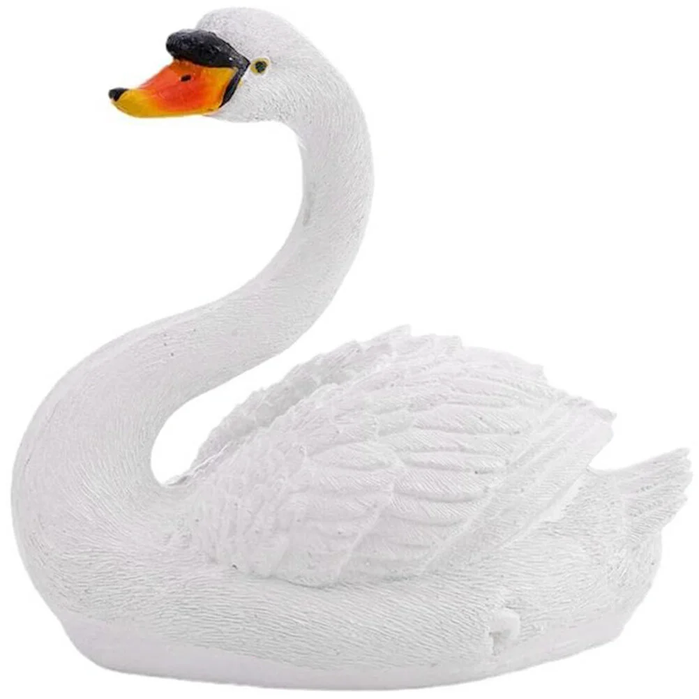 

Animal Pool Decoration Duck Decorations Swan Simulation Decoy Fake Garden Decorative Adorable Bait Home Artificial