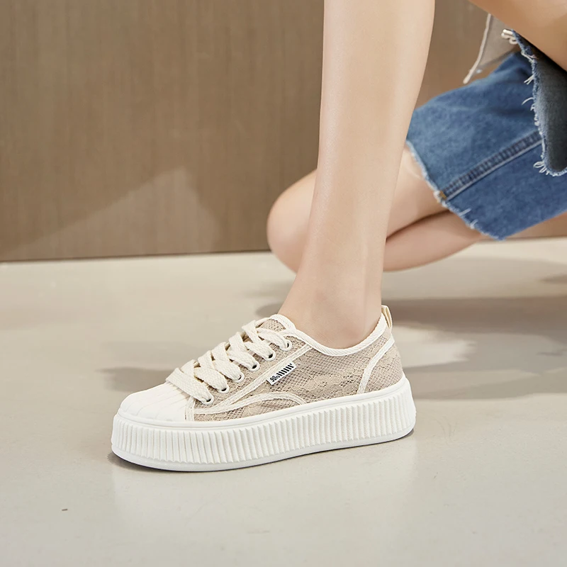 running Shoes Women's Shoes Leisure Net Shoes Spring And Summer 2023 Spring And Autumn Sports Shoes Lightweight Soft Soled Shoe