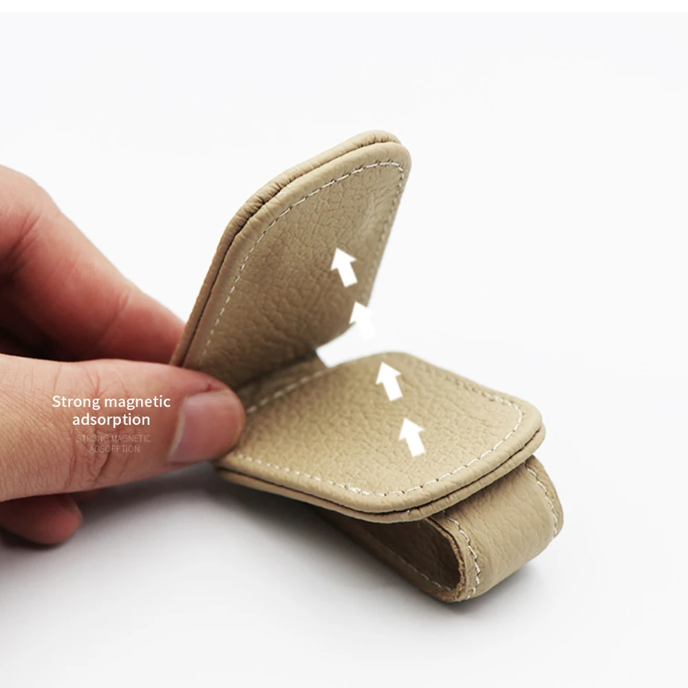 Универсальный магнитный держатель для очков билетов документов автомобильный