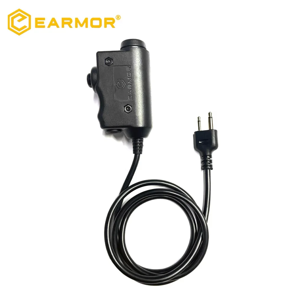 Оригинальный адаптер EARMOR M51 PTT тактическая гарнитура для страйкбола штекер ICOM