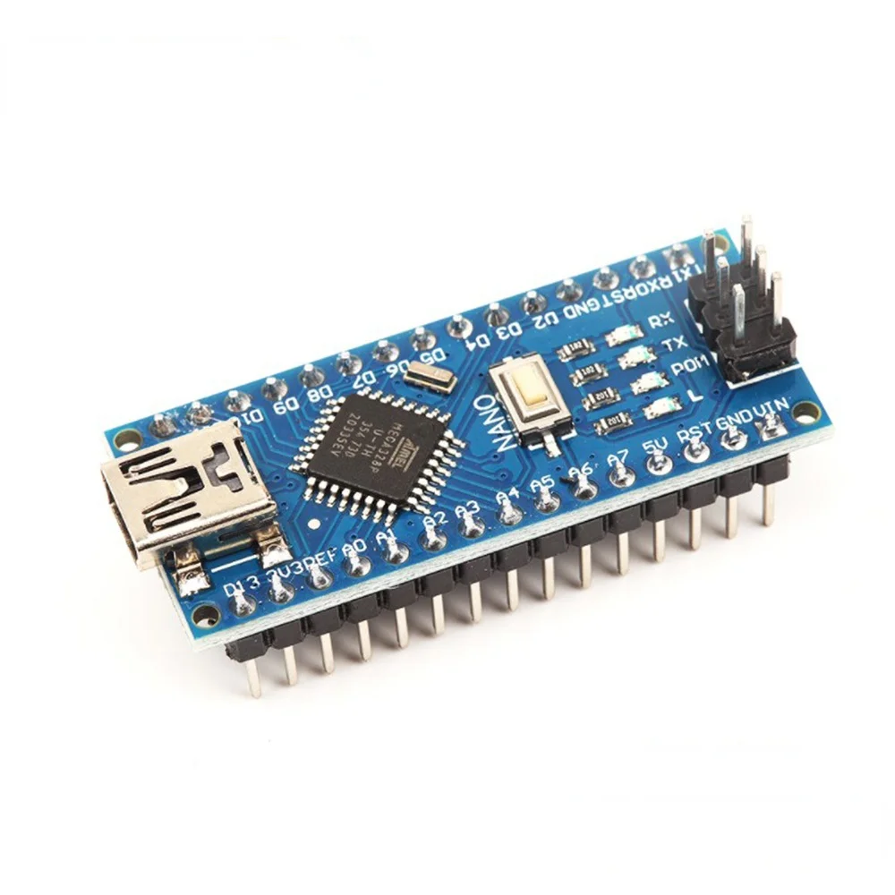 

Welded Nano 3.0 CH340G Atmega328 Controller Board Module MINI CH340C For Arduino CH340 Atmega328P USB V3.0 Driver With CABLE