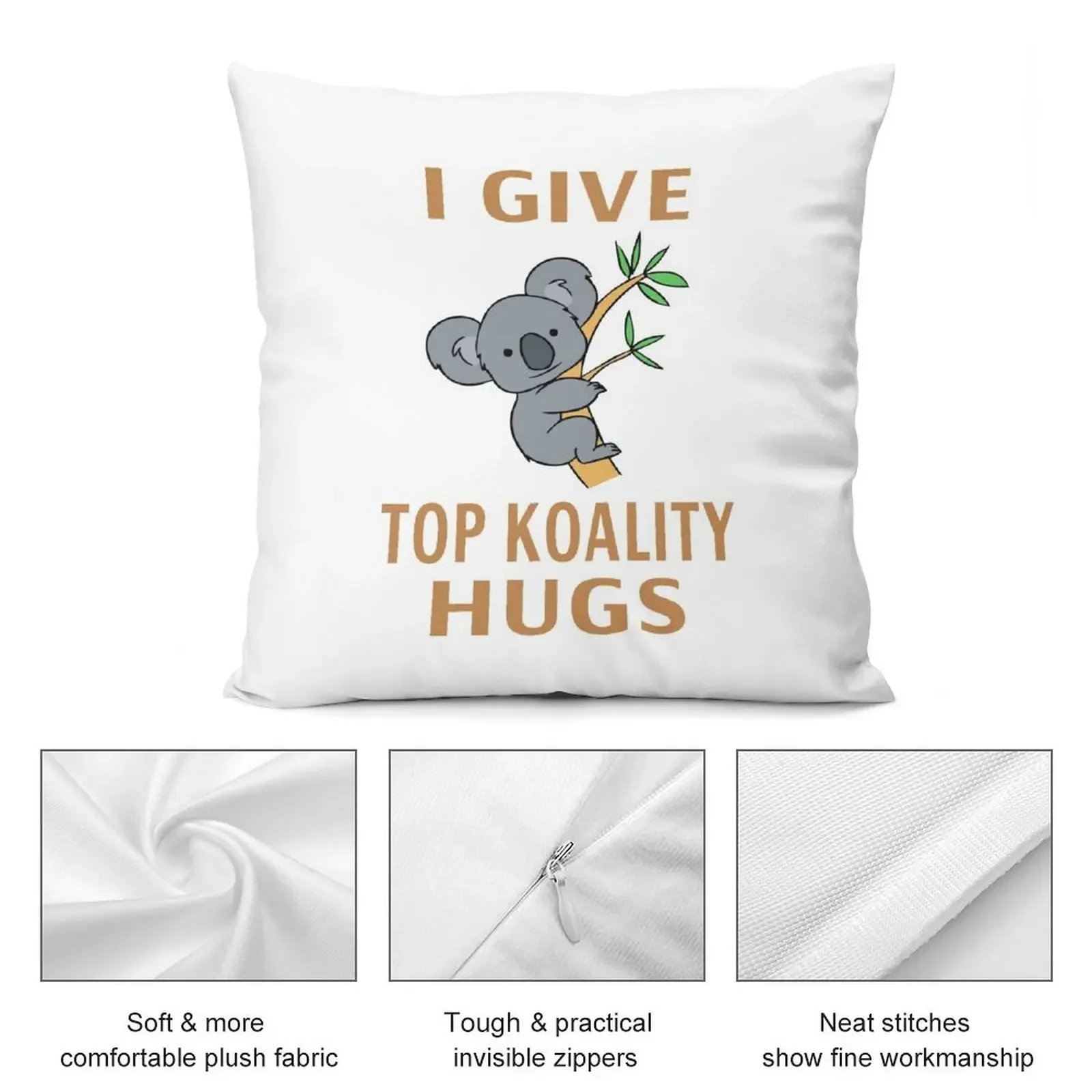 I Give Top Koality Hugs Декоративная подушка Диванные подушки Роскошные декоративные