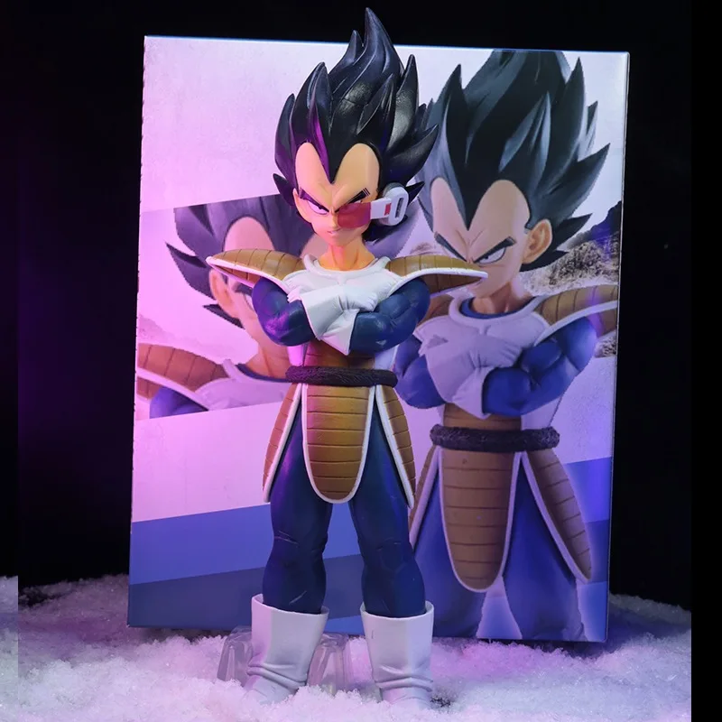 

24cm Anime Dragon Ball Figure Vegeta Saibaiman Bule Saru Action Figural PVC Model Desktop Decoration Children Birthday Gifts Toy