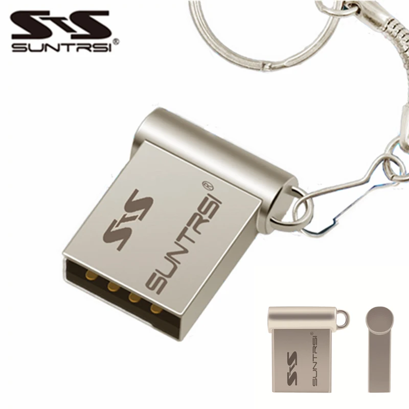 Фото USB флеш-накопитель Suntrsi, водонепроницаемая флешка на 16 ГБ, 32 ГБ, 64 ГБ, 128 ГБ, usb-флешка, 2,0 подарок для ПК №1