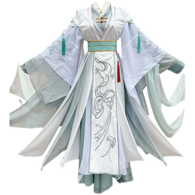 Фото Shi Qingxuan Косплей Костюм Feng Shi Niang Niang Hanfu Аниме Tian Guan Ci Fu Рождественские наряды на Хэллоуин для женщин Мужчин Взрослых №2