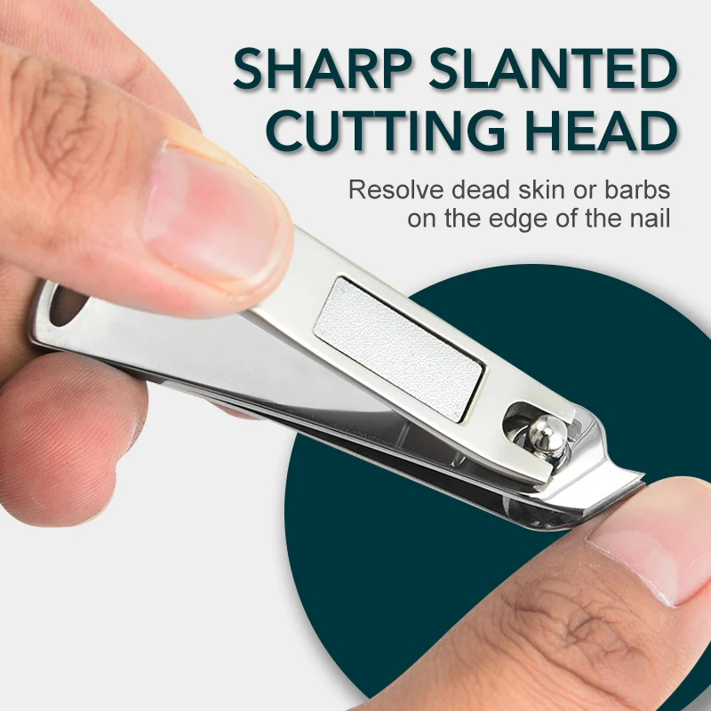 1 шт. кусачки для ногтей машинка стрижки из нержавеющей стали с изогнутыми