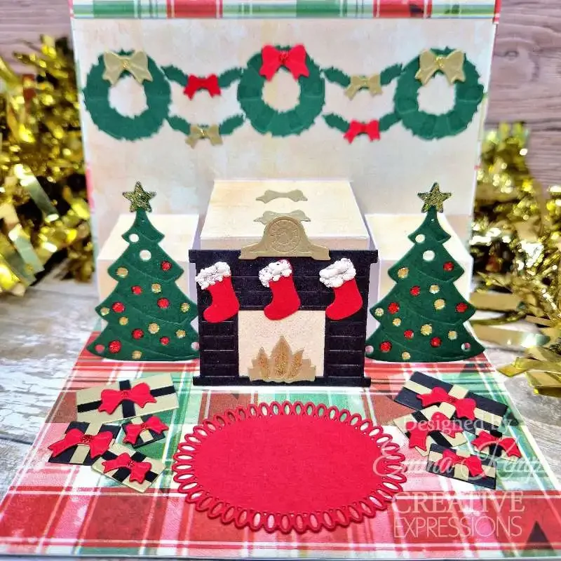 Носки с бантом рождественская коллекция Санта-Лось олень дом снежинка