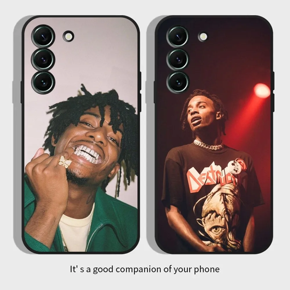 Чехол для телефона P-Playboi C-Carti Rapper SamsungS24 S23 S22 S21 S20 Ultra Pro S10 S30Plus 20 Black Cover