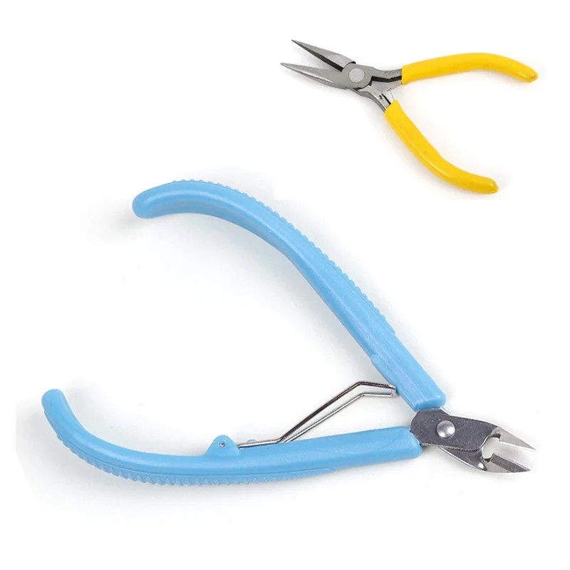 Needle Nose Pliers Styling Pliers Scissors Metal Assembly Model Tools Tweezers Pincers